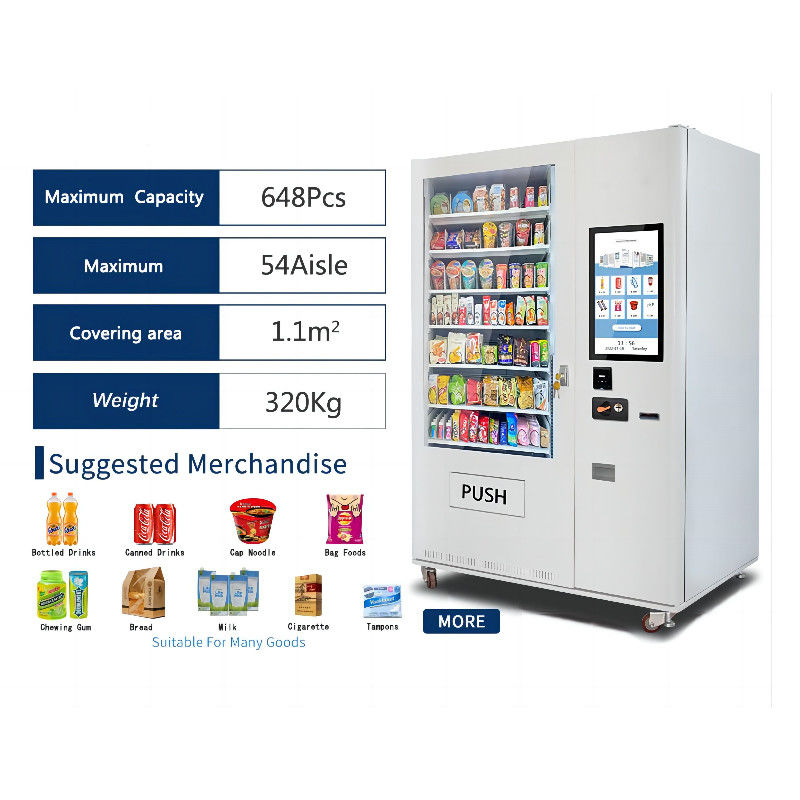 24ωρο κατάστημα αυτοεξυπηρέτησης Εμπορικό μηχάνημα για τρόφιμα και ποτά